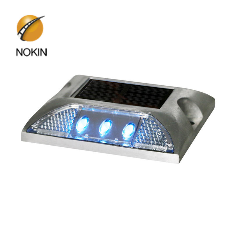 solar road stud Square Synchronous flashing road marker-Nokin 